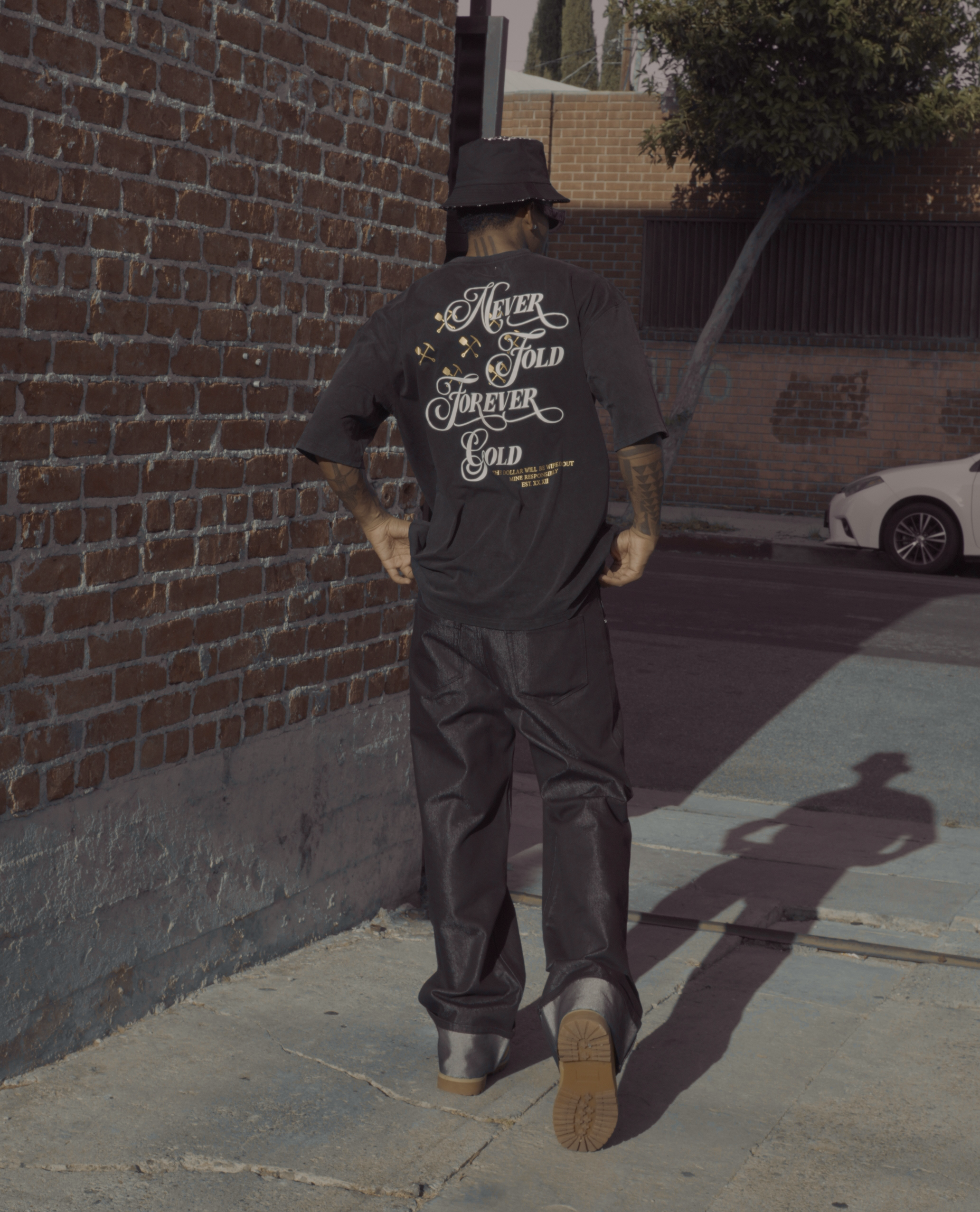 Never Fold Autograph Logo Tee